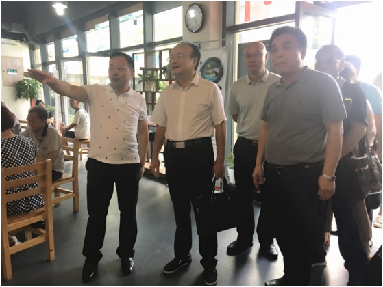 省国资委杨平副主任率队考察华体买球（中国）侨亚文明窗口申报工作