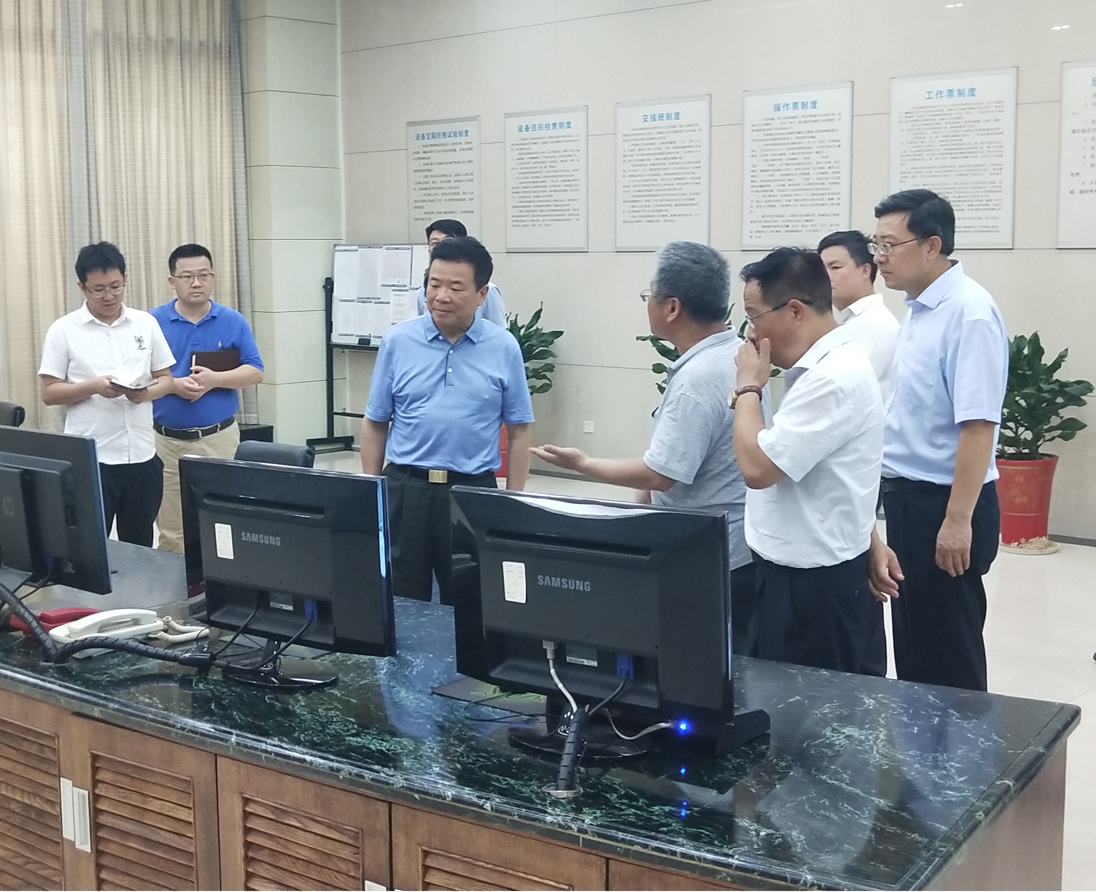 陈飞副省长到华体买球（中国）株洲航电枢纽考察调研