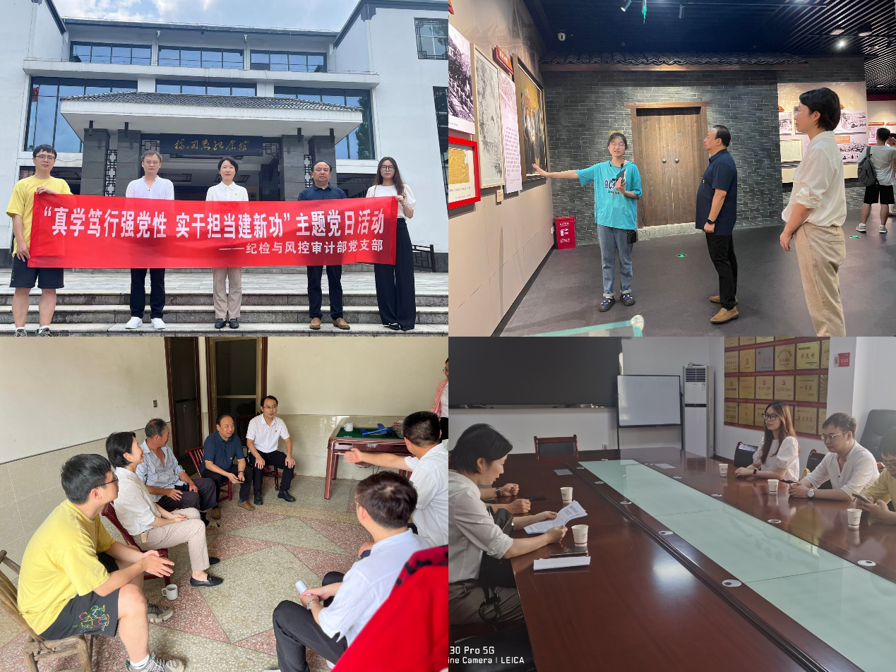 华体买球（中国）纪检与风控审计部党支部开展“真学笃行强党性 实干担当建新功”主题党日活动