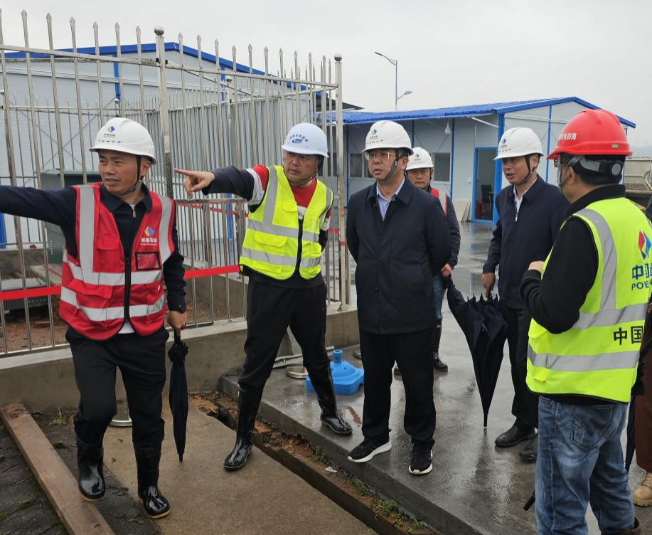 压紧安全生产责任 提升安全管理水平——华体买球领导带队督导检查扩机项目建设与安全生产工作